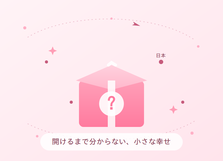 ブラインドボックスのイメージイラスト